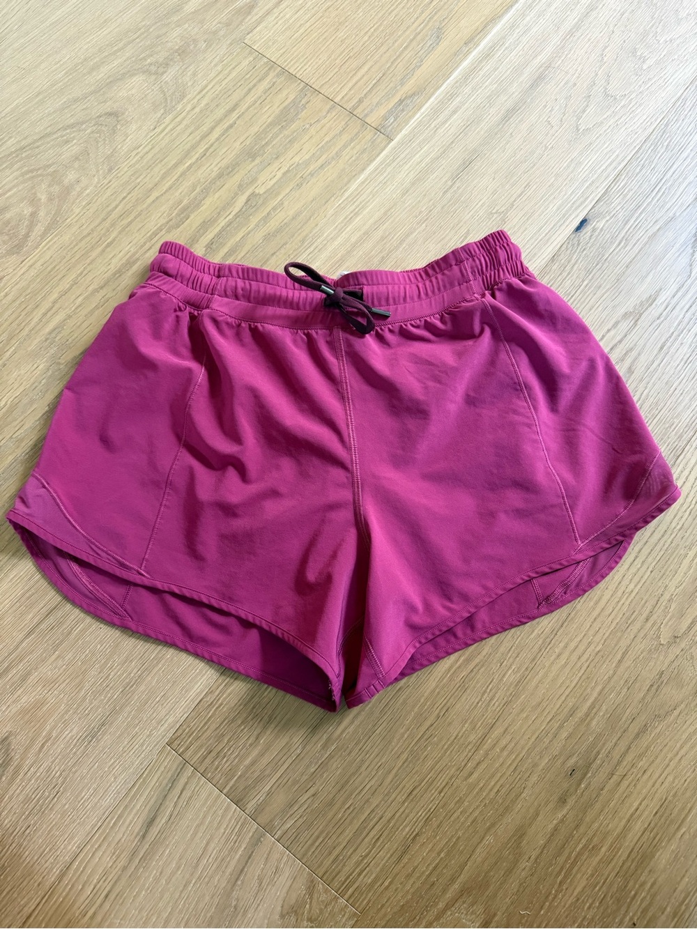 CRZ Yoga Women’s Magenta Active Running Shorts with Drawstring Waist